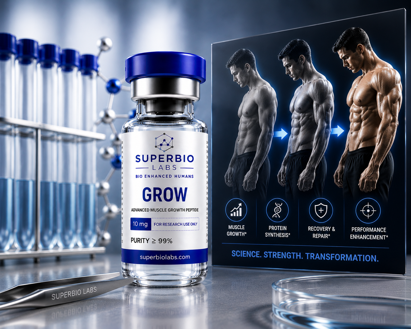 GROW · CJC-1295 + Ipamorelin
